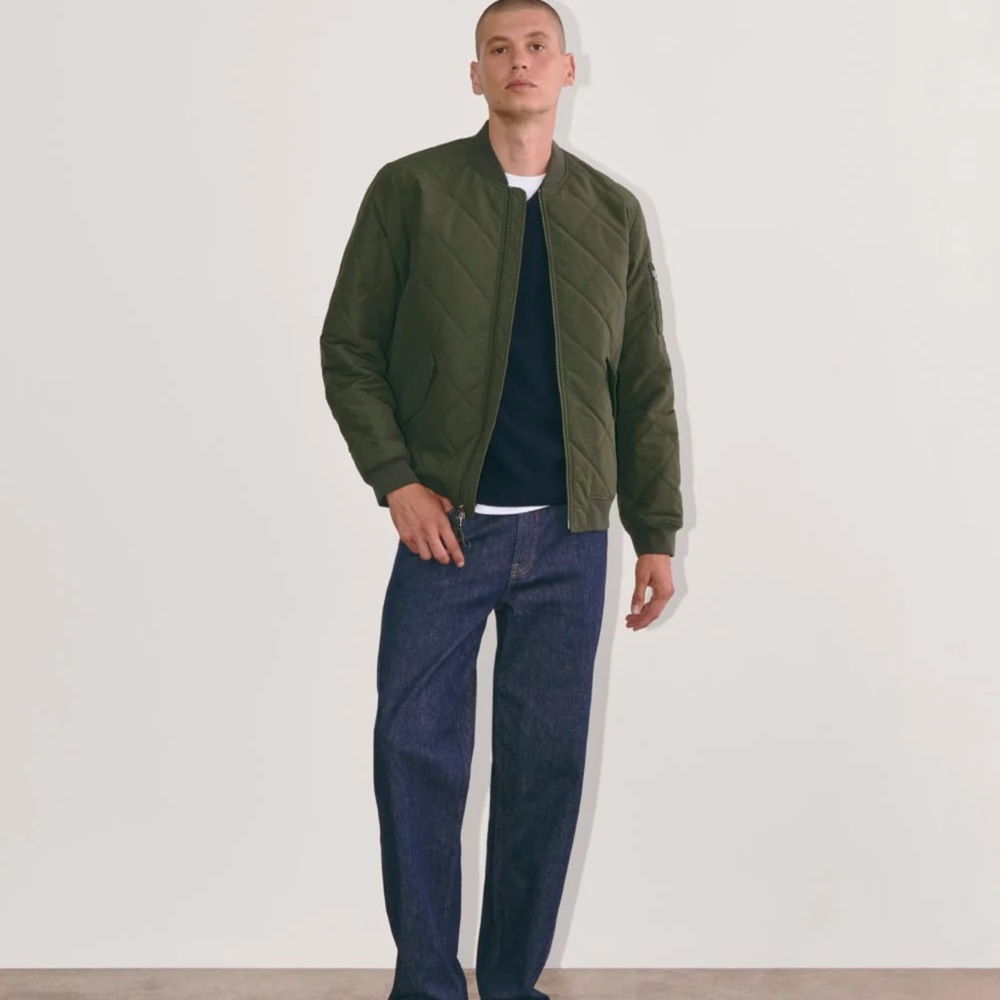 Men’s The Quilted Bomber Jacket Evereve